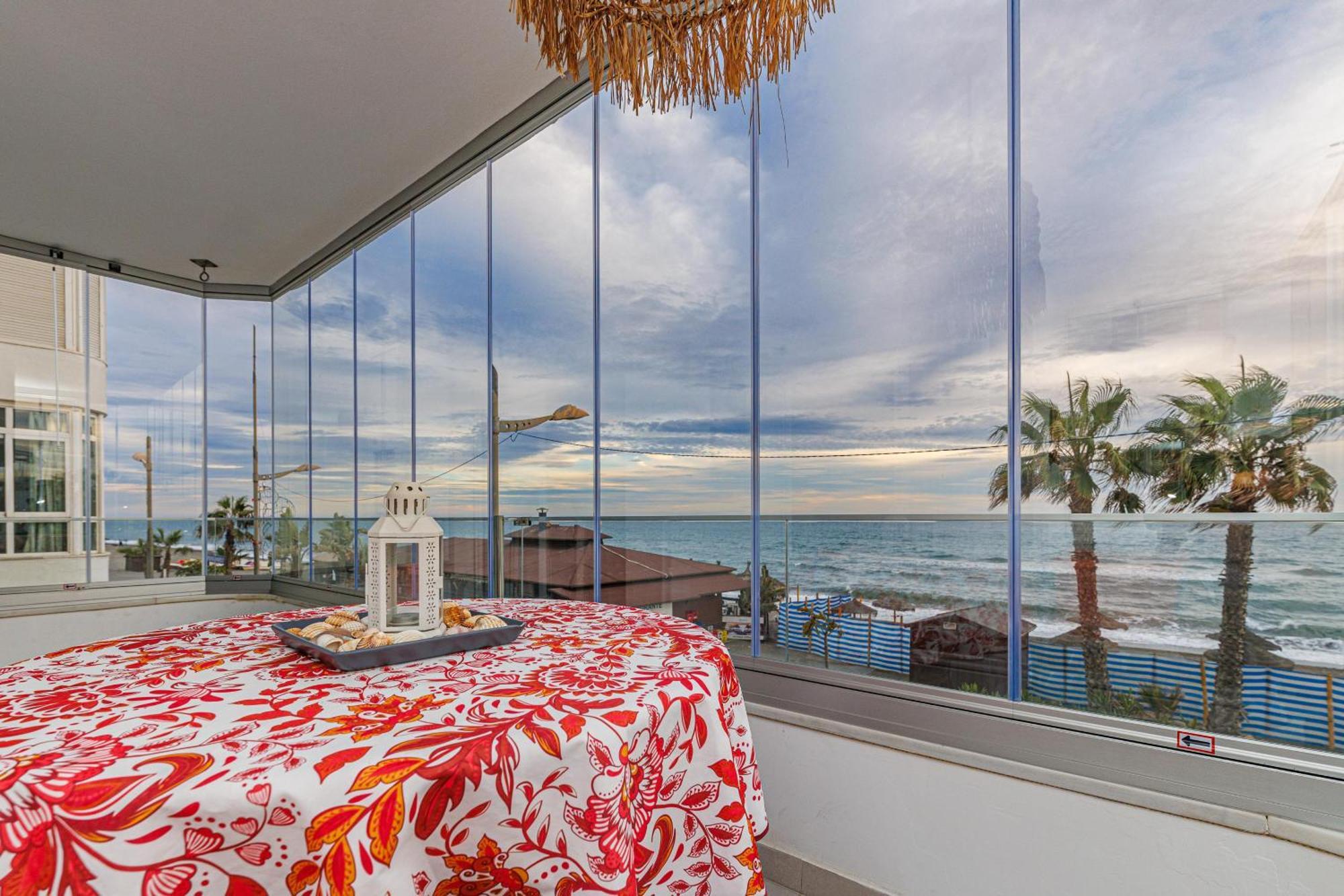 Laguna Beach Wohnung mit freiem Meerblick Torrox Exterior foto