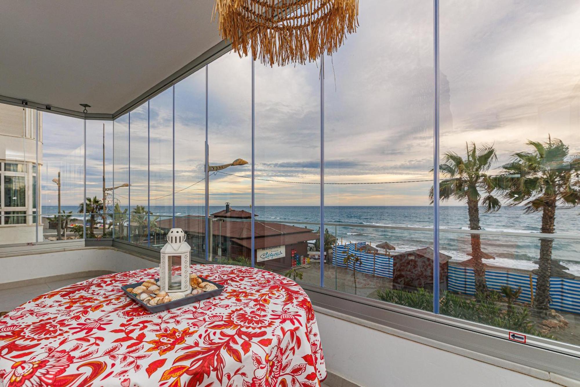 Laguna Beach Wohnung mit freiem Meerblick Torrox Exterior foto