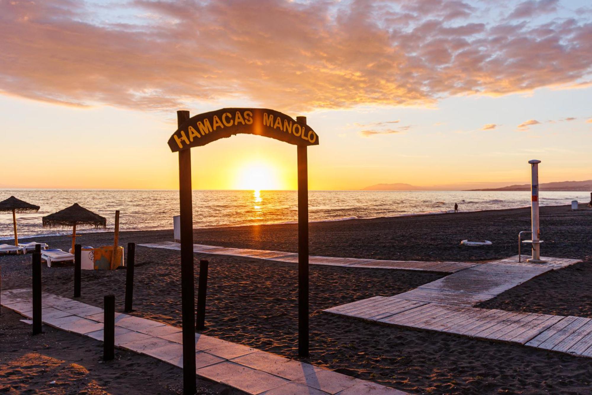 Laguna Beach Wohnung mit freiem Meerblick Torrox Exterior foto